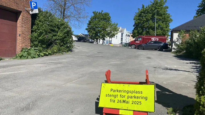 Stengt parkering.