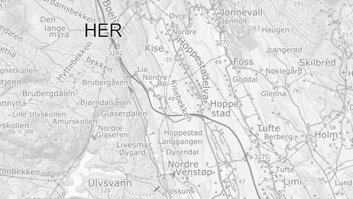 Oversiktskart Gromstul