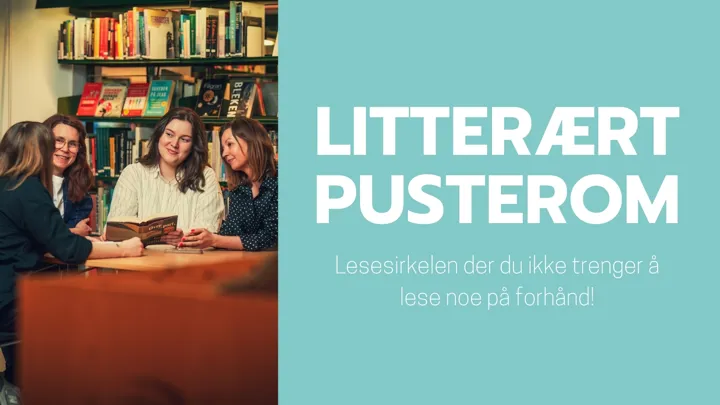 Litterært pusterom. Shared reading. Lesesirkelen der du ikke trenger å lese noe på forhånd.