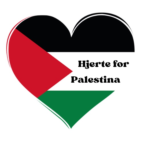 Hjerte for Palestina sin logo