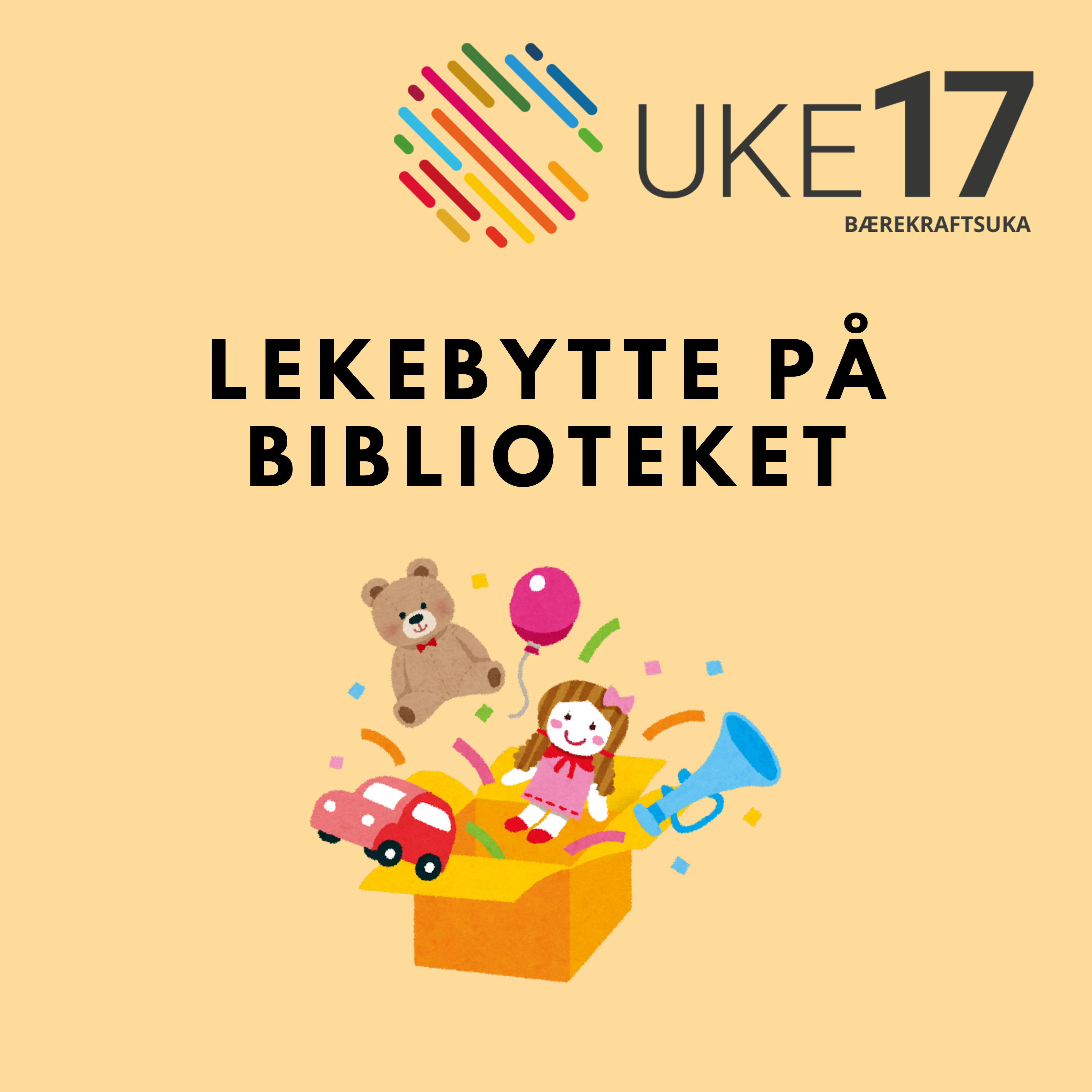 Lekebytte på biblioteket