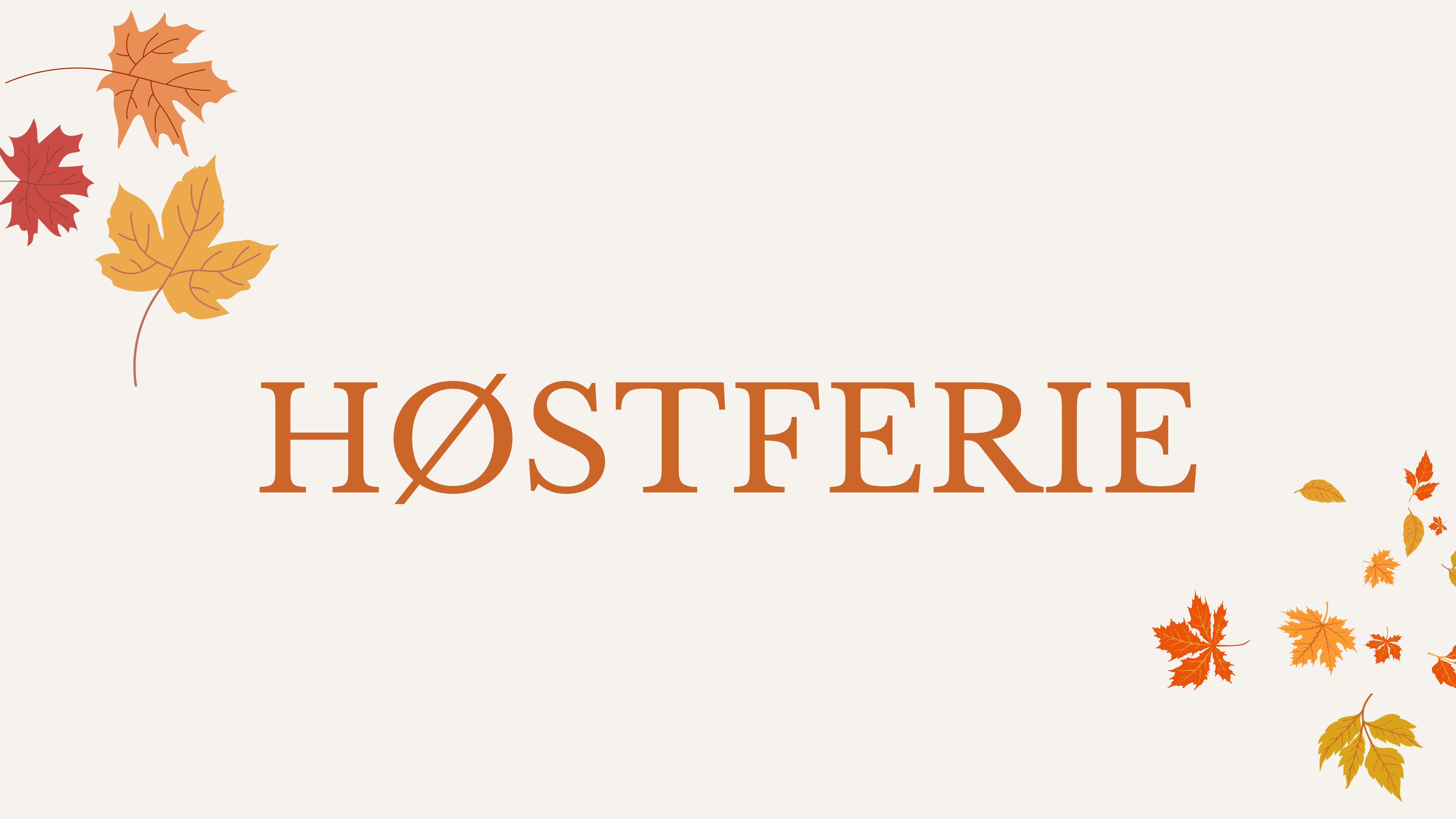 Høstferie på Skien bibliotek