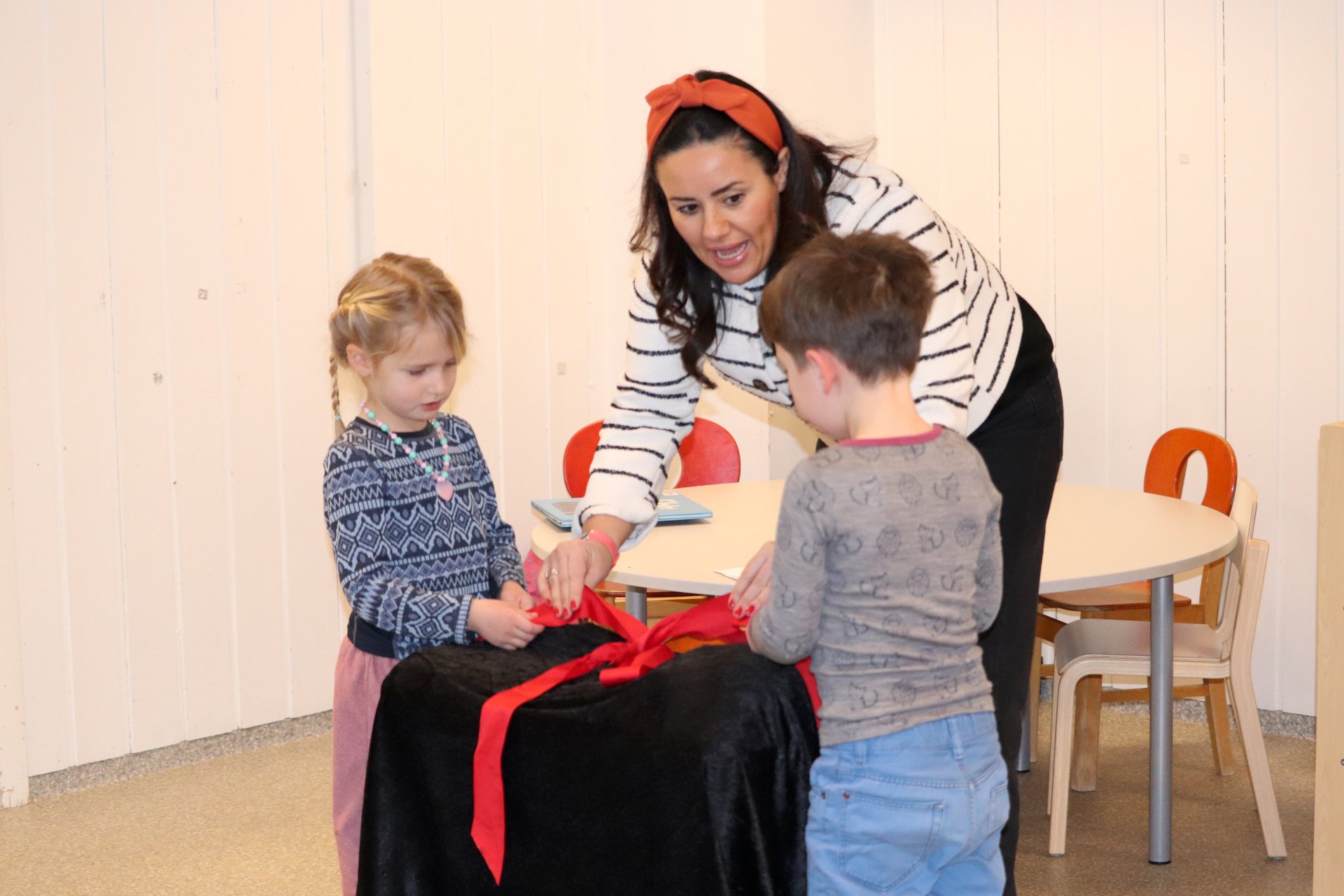 Tøyveskebiblioteket er åpnet