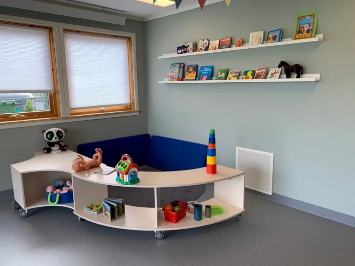 Lekeområde i avdelingen Sølepytten