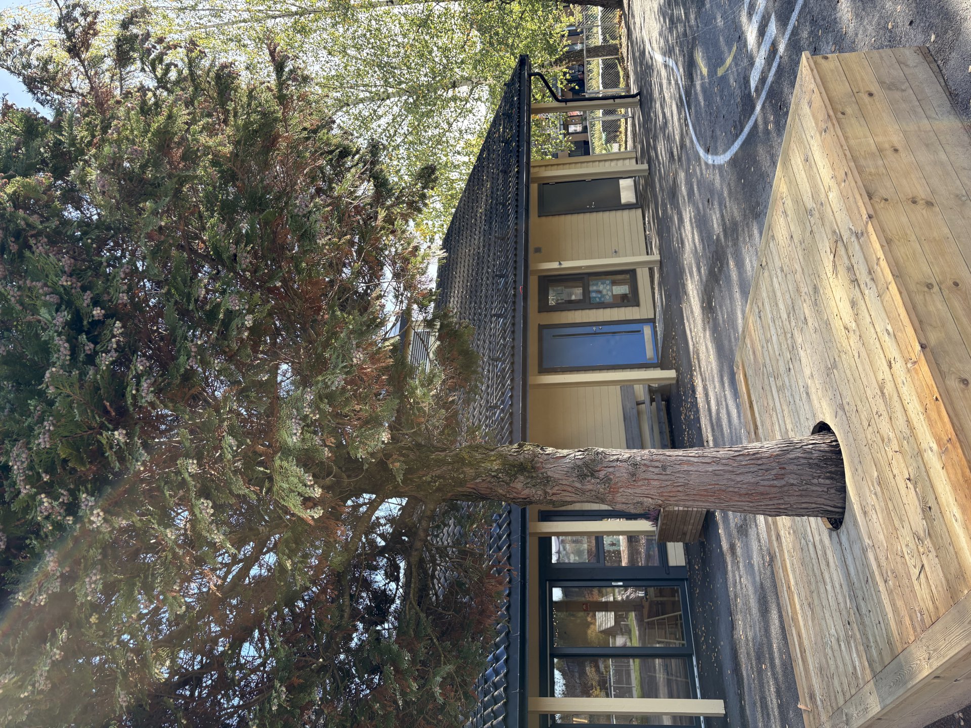 Uteområde i barnehage