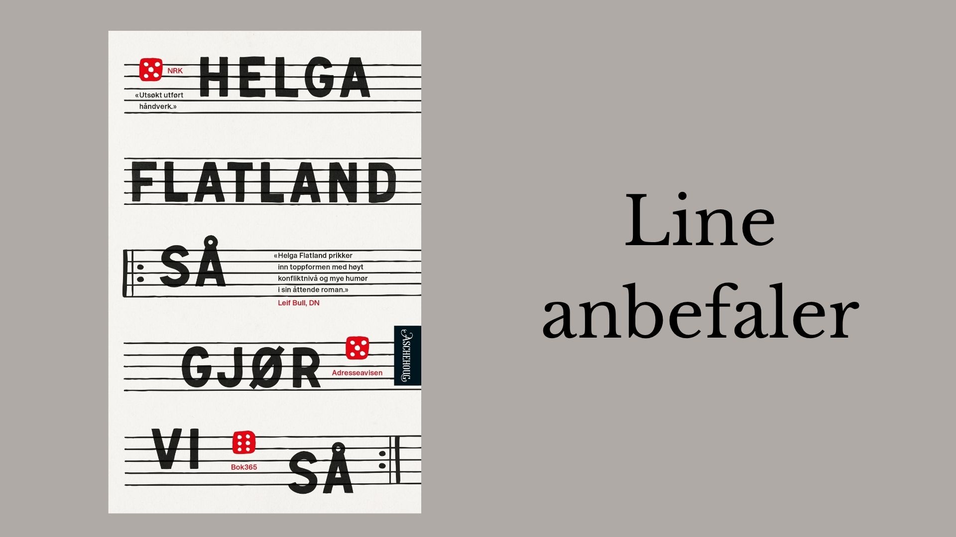 Line anbefaler Så gjør vi så