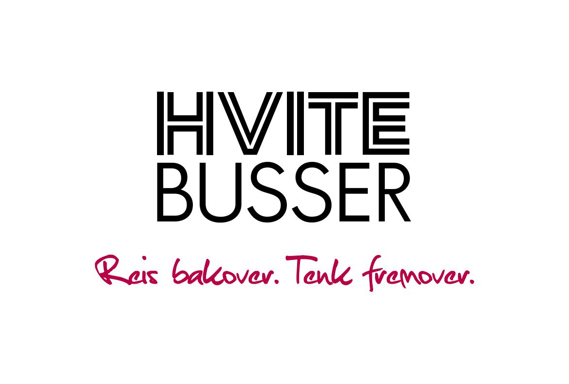 Hvite busser sin logo