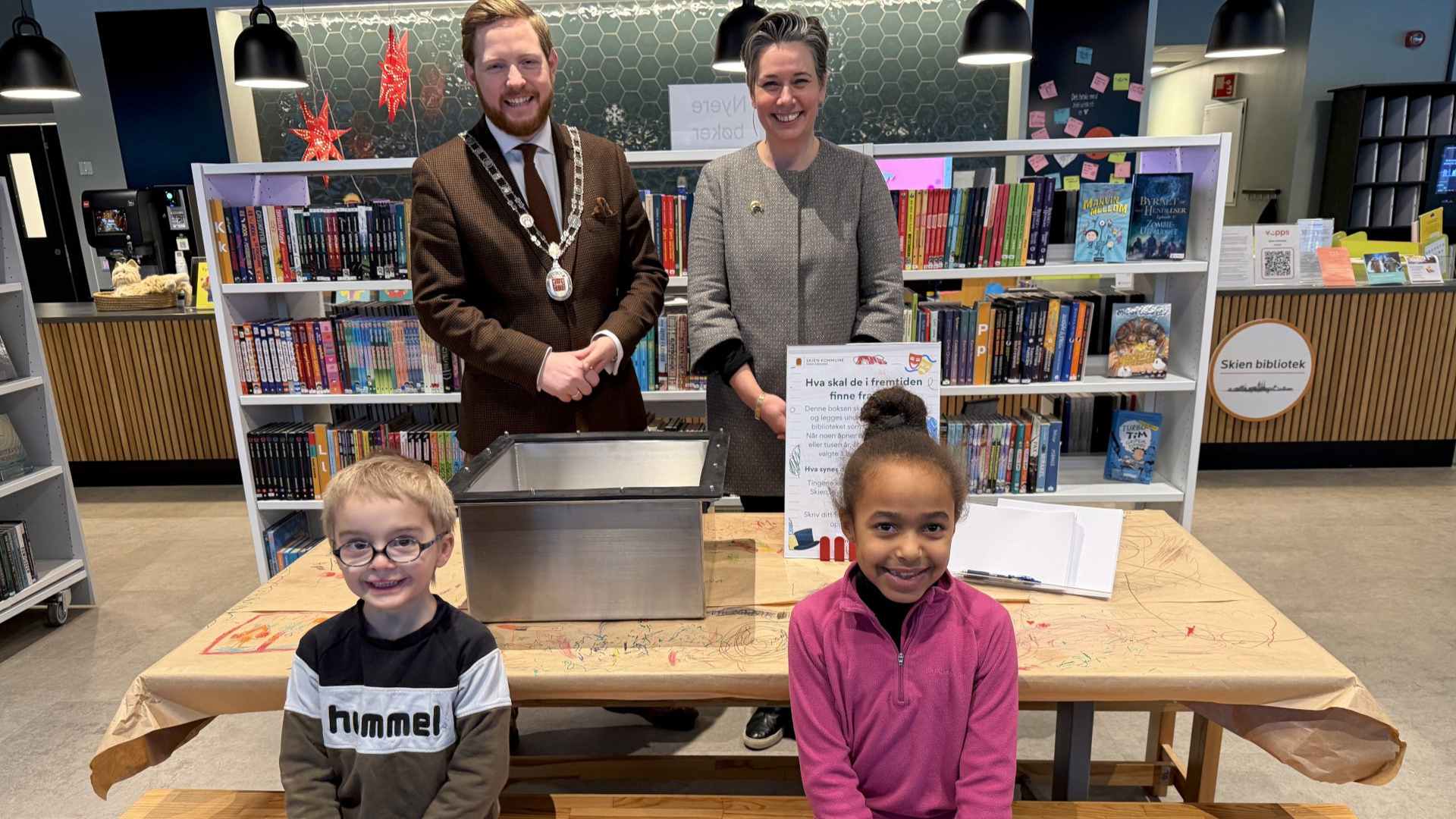 Gi ditt forslag til Ibsenbibliotekets tidskapsel