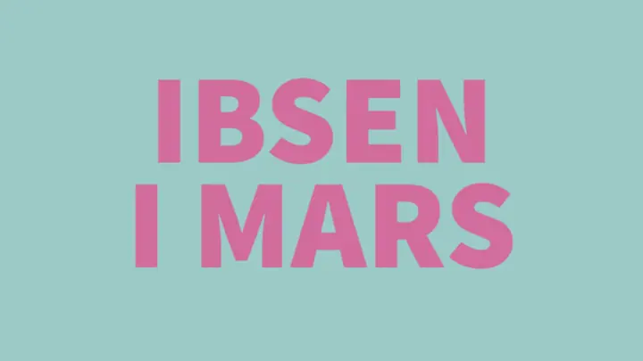 Plakat Ibsen I Mars