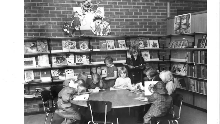 Barneavdelinga i Brunosten i de første åra etter åpning i 1963.