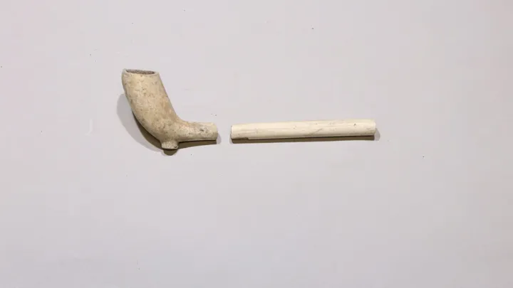 Gammel krittpipe