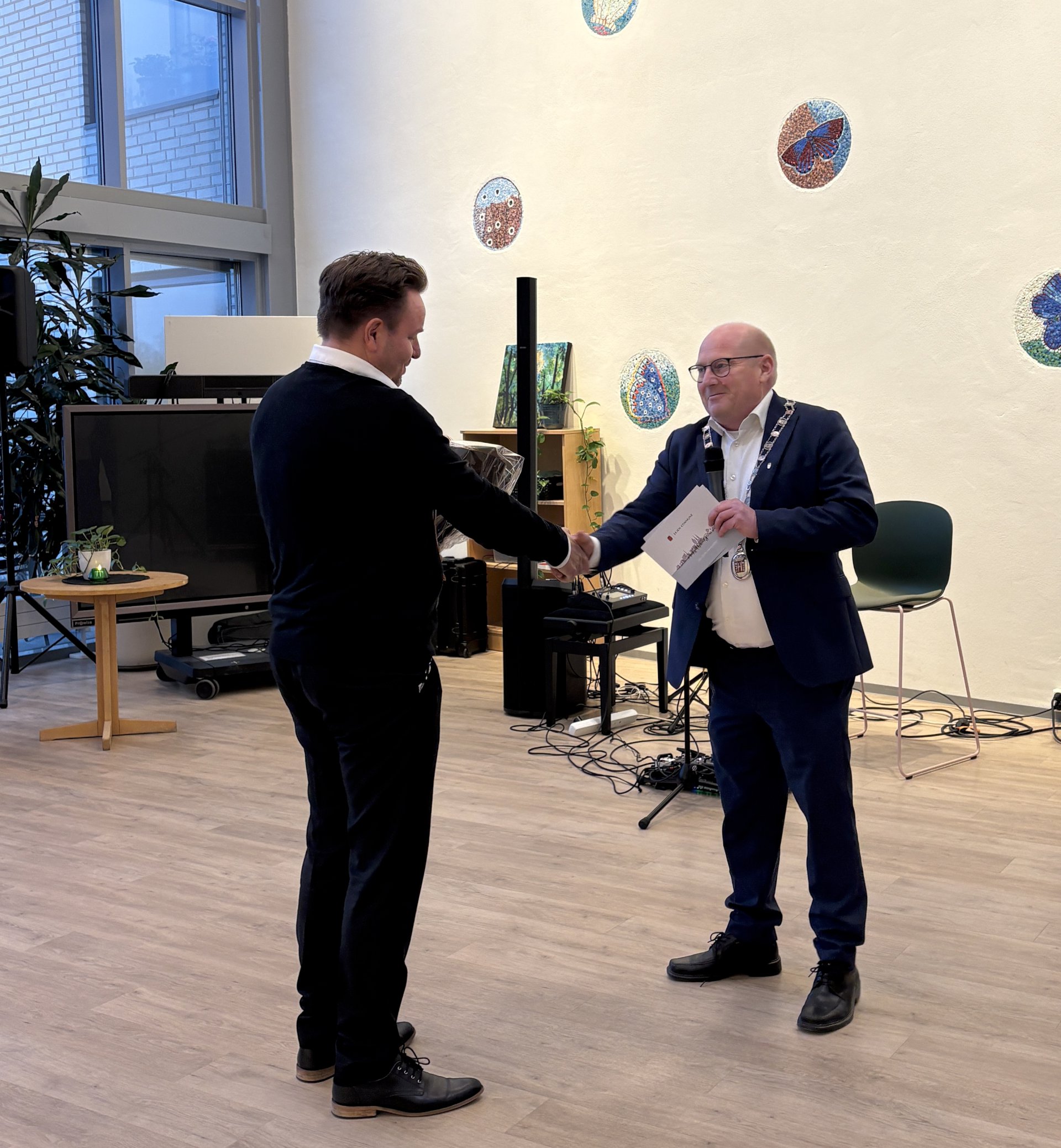 Åpnet nybygget på Lyngbakken