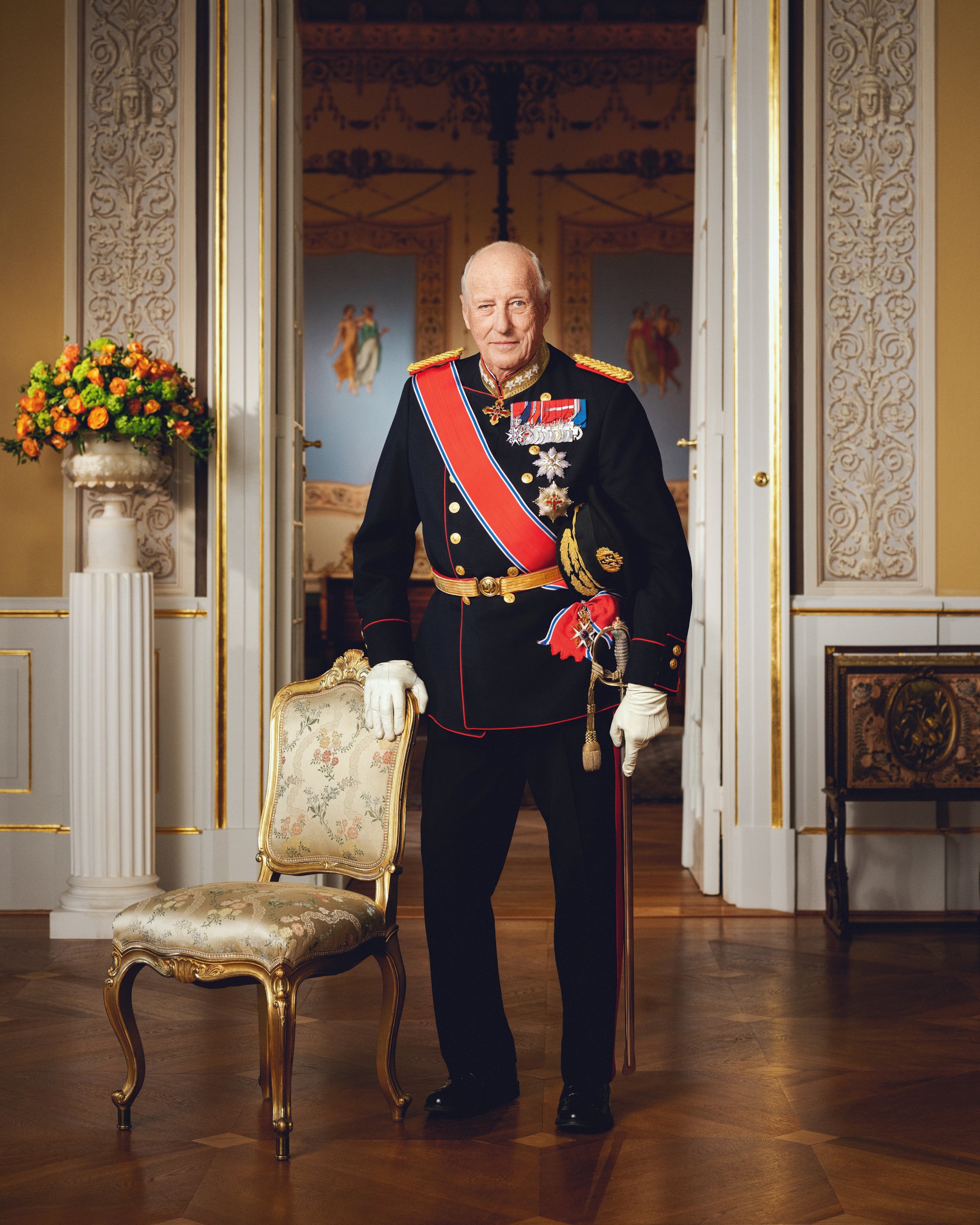 H.M. Kong Harald V har gått bort